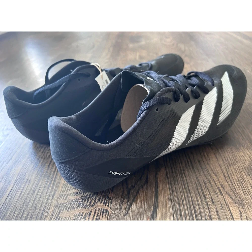 Adidas Sprintstar Track Spikes Mens 12 Womens 13 Black White GY0940 New